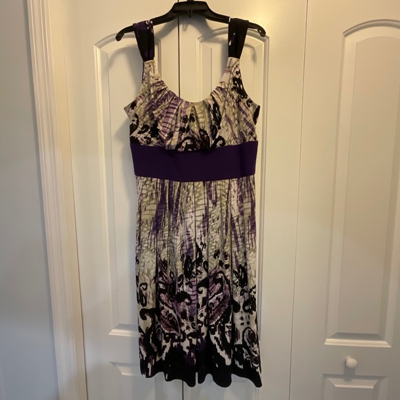 R&M Richards women’s dress with purple light jacket size 16 - Picture 3 of 9